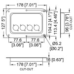 D024 LARGE DISH PENNBRITE PENN ELCOM