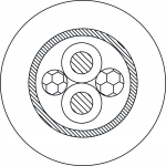 MC305/1 MICROFOONKABEL ZWART 100 M PROCAB