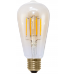 LED RUSTIKA GOLDEN GLASS E27 6 WATT 2000K SEGULA