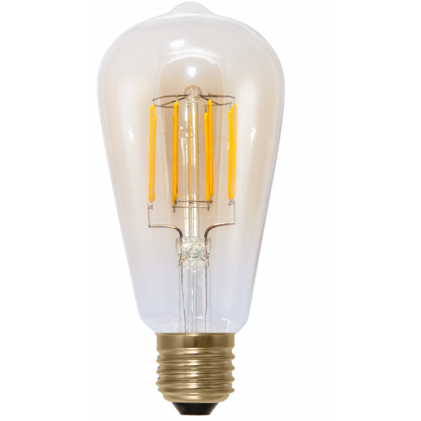 LED RUSTIKA GOLDEN GLASS E27 6 WATT 2000K SEGULA
