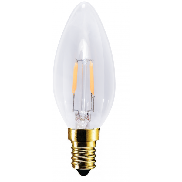 LED CANDLE CLEAR E14 3,5 WATT 2200K SEGULA