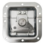 L905/915 MEDIUM LATCH IN PLAIN DISH ZINC PENN ELCOM