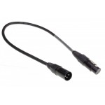 DMX Adapter Cable 3 Pole Male to 5 Pole Female XLR 50 CM Black Admiral