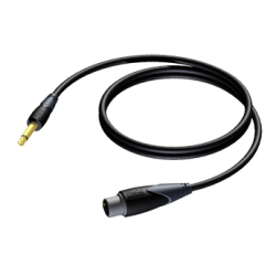 CLA900/3 6.3 MM JACK MANNELIJK NAAR XLR VROUWELIJK 3 M PROCAB 