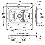 L944/530MOL3Z LARGE MOL LATCH ZINC PENN ELCOM