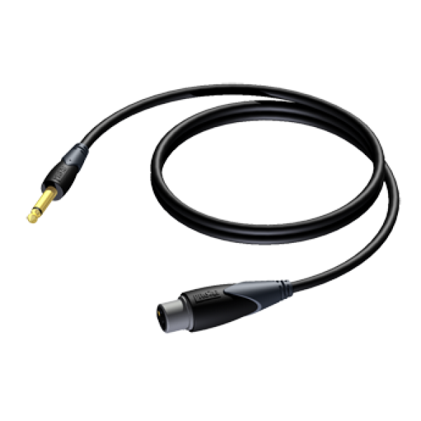 CLA900/10 6.3 MM JACK MANNELIJK NAAR XLR VROUWELIJK 10 M PROCAB