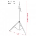 BASIC 3800 Showgear wind-up Statief 3.8m