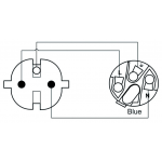 CAB442/5 PROCAB Shucko Powercon cable (5m)