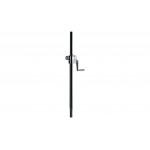 21338 DISTANCE ROD WITH HAND CRANK BLACK K&M 