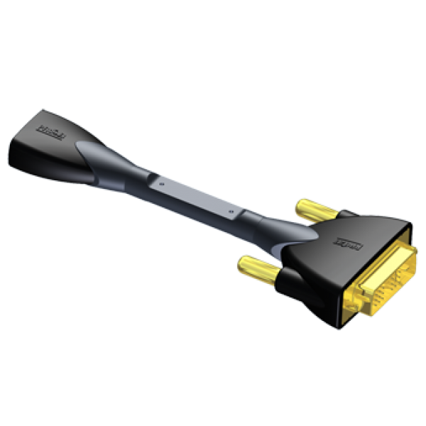 CLP341 ADAPTER HDMI FEMALE TO DVI MALE - FLEXIBLE PROCAB