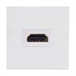 CP45HDM/W CONNECTION PLATE HDMI 45 X 45MM WHITE PROCAB