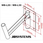 WB-L20 JB SYSTEMS MUURBEUGEL