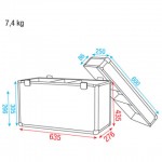 Case voor 2x Phantom 65 Showtec Value Line