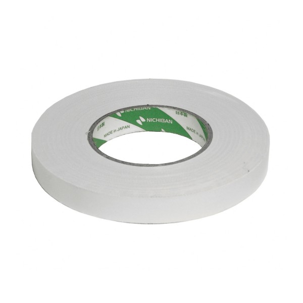 GAFFA TAPE NICHIBAN 1200 WIT  SMAL 25 MM X 50 M / PER STUK