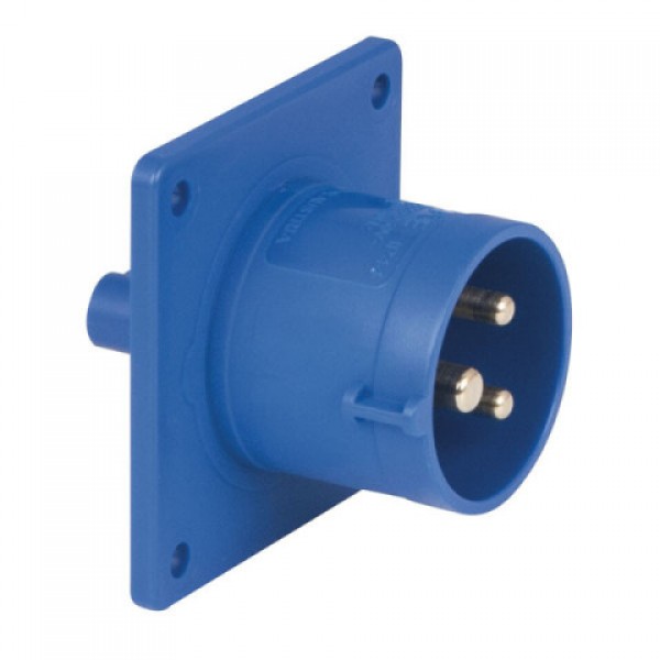 CEE 16A 240V 3P SOCKET MALE BLUE IP44 SHOWTEC