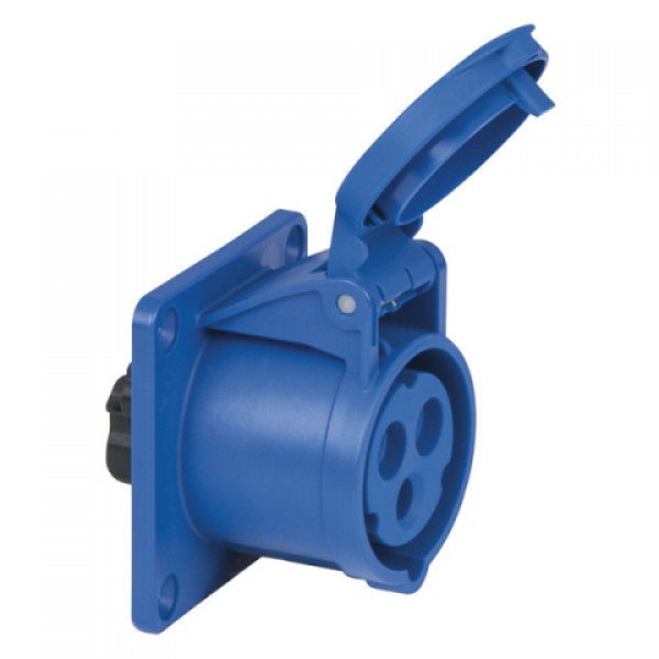 CEE 16A 240V 3P SOCKET FEMALE BLUE IP44 SHOWTEC