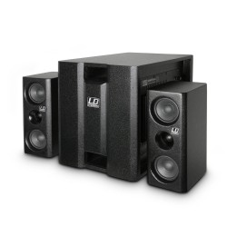 DAVE 8 XS LD Systems 2.1 Speaker System (Black)