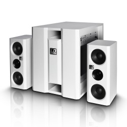 DAVE 8 XS W LD Systems 2.1 Speaker System (white)