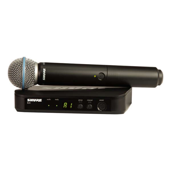 BLX24E/B58 SHURE Wireless microphone system (518-542MHz, BE)