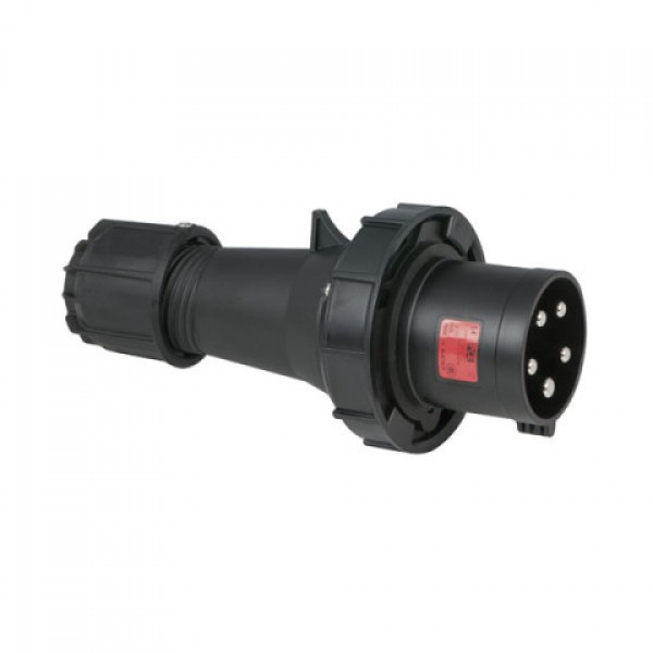 CEE 63A 380V 5P PLUG MALE BLACK IP67 SHOWTEC