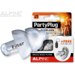 ALPINE PARTYPLUG EARPLUGS TRANSPARANT