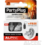 ALPINE PARTYPLUG EARPLUGS TRANSPARANT