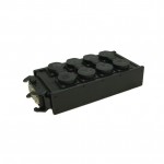 BREAKOUT BOX RUBBER 8X SCHUKO +1X16P LIVEPOWER