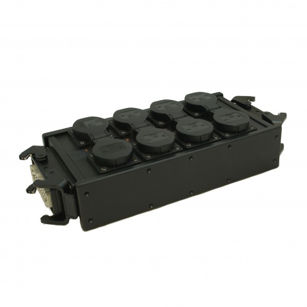 BREAKOUT BOX RUBBER 8X SCHUKO +2X16P LIVEPOWER