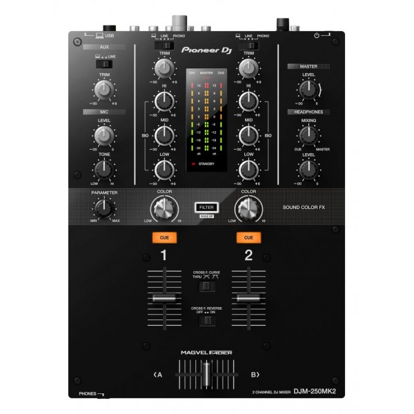 DJM-250MK2 PIONEER DJ 2-kanaals mixer