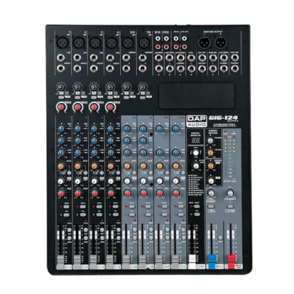GIG-124CFX Dap Audio 12-channel analog mixer