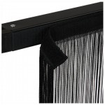 String Curtain Black 4m x 3m Wentex