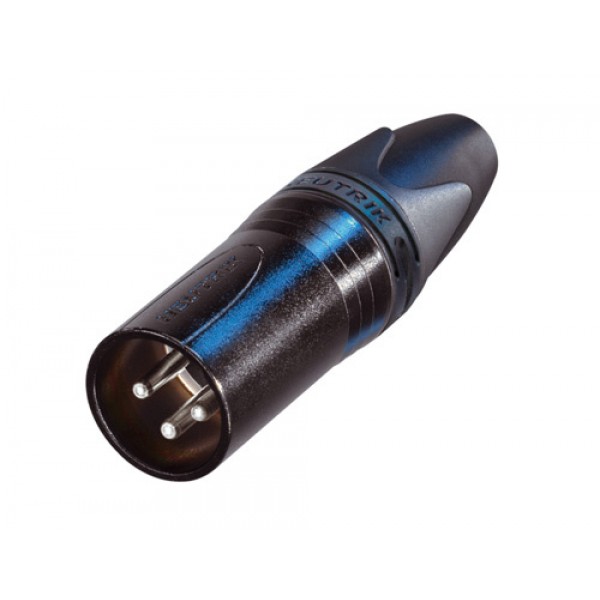 NC3MXX-BAG 3-Pin XLR-Connector Male Zwart Neutrik