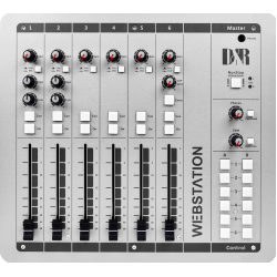 Webstation D&R Web-podcast on-air 6-Channel Mixer