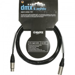 DMX / AES / EBU CABLE 3P XLR  OT206YS KABEL 15M KLOTZ