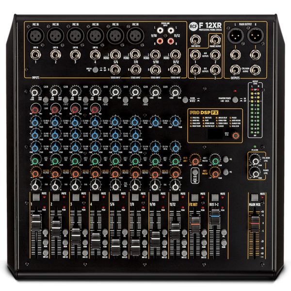 F 12XR RCF 12-Channel analog mixer with FX