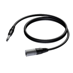 CAB724/10 XLR MANNELIJK NAAR JACK MANNELIJK STEREO 10 M PROCAB