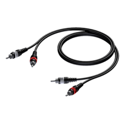 CAB800/3 2 X RCA MANNELIJK NAAR 2 X RCA MANNELIJK 3 M PROCAB