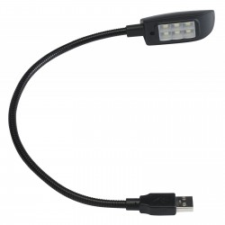 SNAKE 16USB HILEC FLEXIBELE ZWANENHALS 6x WITTE COB-LEDs