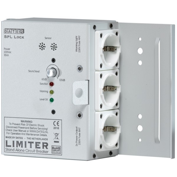 SPL-LOCK DATEQ AUDIO LIMITER MET STROOM ONDERBREKING