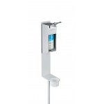 80320 K&M Stand voor Euro-dispenser/Desinfectiemiddel wit