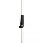 MS 23 W GRAVITY MICROPHONE STAND WITH ROUND BASE WHITE