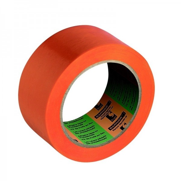 PVC TAPE ORANJE BARNIER  33X50M ALLE VLOEREN /ROL