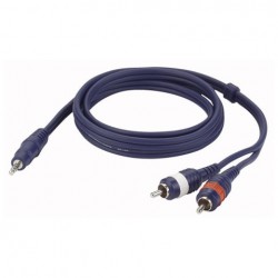 FL30150 DAP-AUDIO - STEREO MINI JACK > 2 RCA MALE L/R/ 1,5M