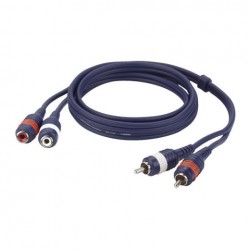 FL273 DAP-AUDIO -2 RCA Male L/R > 2 RCA Female L/R / 3 M