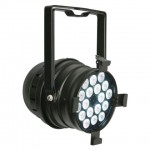 LED PAR 64 Q4-18 ZWART SHOWTEC