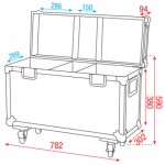 FLIGHTCASE VR 2X INDIGO 150 MKII / PHANTOM 25 / PHANTOM 50