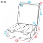 CASE FOR 20 MICROPHONES DAP AUDIO