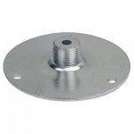 MONTAGEPLAAT VOOR GOOSENECK 60MM CHROOM - DAP-AUDIO