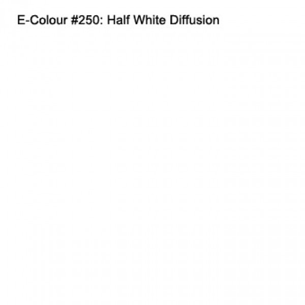 E-COLOUR #250 HALF WHITE DIFFUSION ROSCO