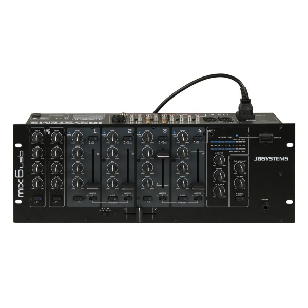 MIX 6 USB JB SYSTEMS 19-inch mixer met USB
